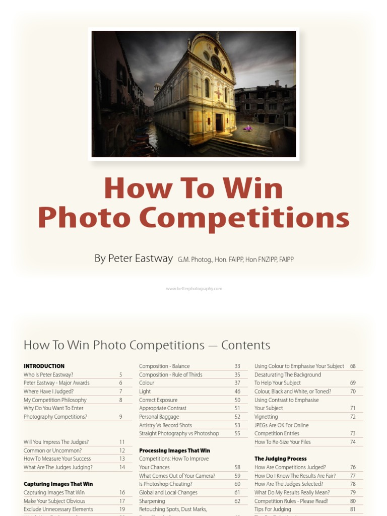 Winning Strategies for Photo Competitions | PDF | Composition (Visual ...