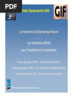 Règle APSAD R1 : Système Sprinkleur | PDF | Extincteur automatique à ...