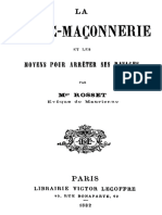 Comment Arreter La Franc Maconnerie 1882