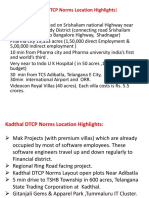 Kadthal DTCP Norms - Suvidha Estates