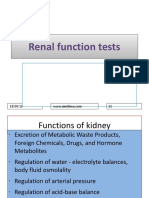 renal function test