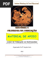 História e Filosofia Da Educação