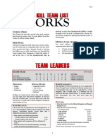 Kill Team List - Orks v3.0 PDF