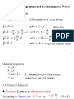 EE2001D Unit 7-Maxwell's Equations