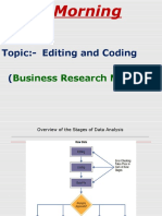 Topic:-Editing and Coding : Business Research Method
