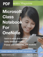 Microsoft Class Notebook For OneNote