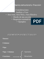 3.- Análisis y Diseño de Miembros a Tensión