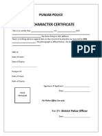 Police Character Certificate2