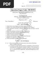 Au Coe QP: Question Paper Code: PH