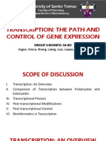 Transcription: The Path and Control of Gene Expression