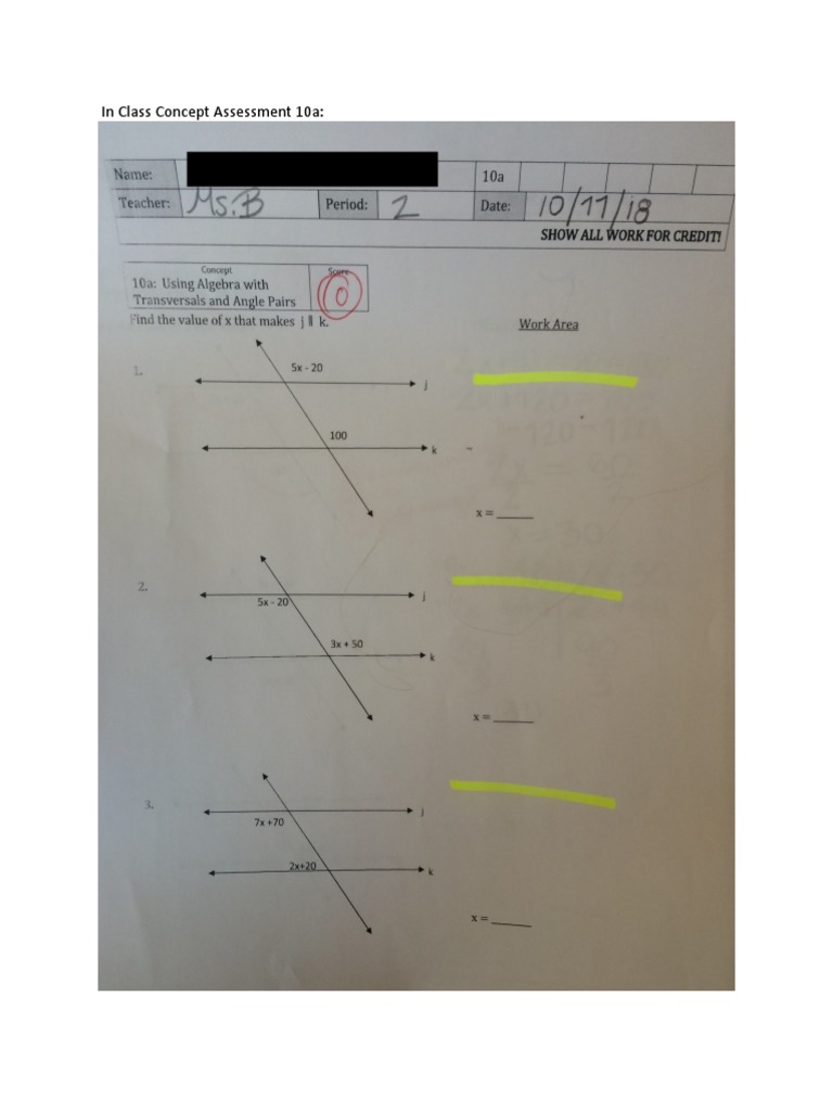 Meikoio Class Concept Assessments | PDF