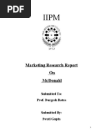 Download Marketing Research Report_mcdonalds by swatigupta88 SN37642133 doc pdf