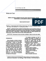 Tratamento de hérnia de disco lombar com tração, calor e alongamento