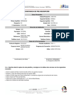 Planilla de Inscripcion