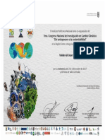 7mo. Congreso Nacional de Investigación en Cambio Climatico Del Antropoceno A La Sustentabilidad