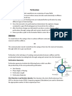 Perforation Geometry