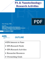 EPA & Nanotechnology: Research Activities