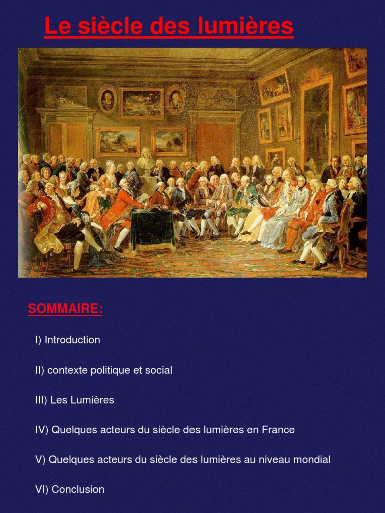 Le Siècle Des Lumières | PDF | Siècle des Lumières | Religions et croyances