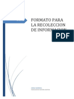 Formato para La Recoleccion de Informacion