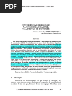 CARVALHO - Convergência e Divergência Na Acomodação Dialetal, Uma Questão de Identidade