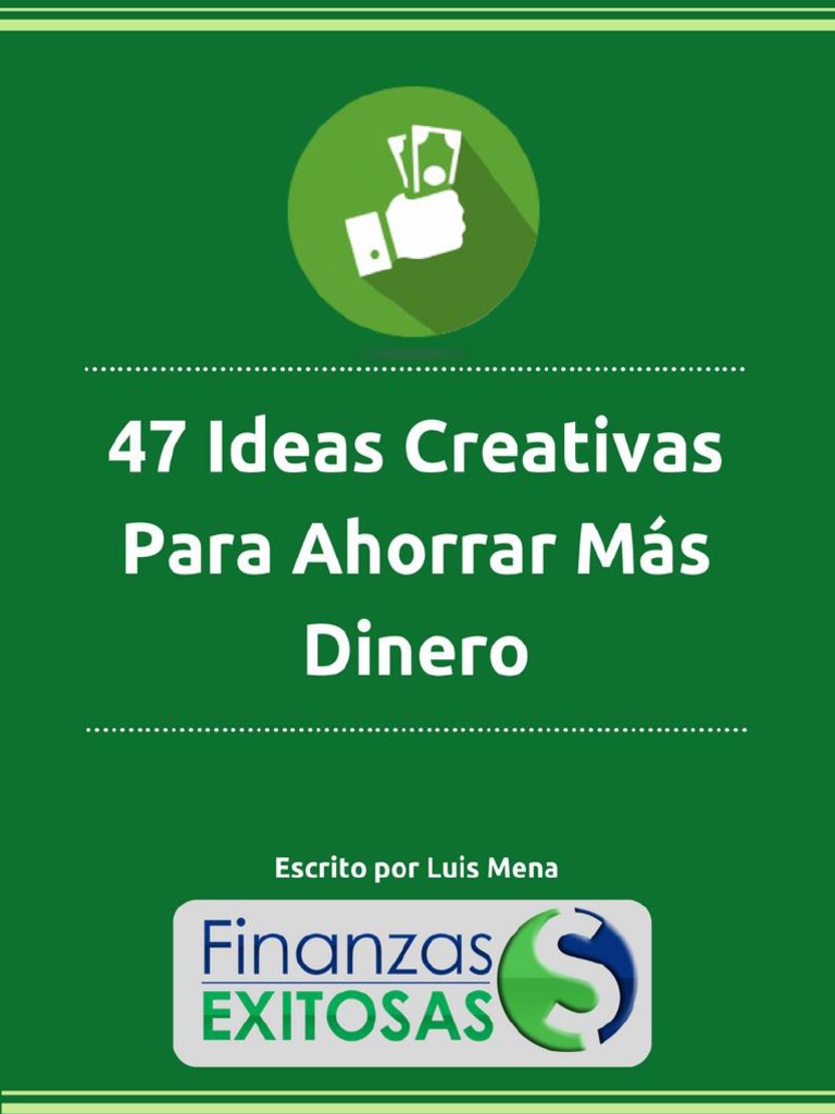 Consejos Prácticos para Ahorrar Dinero | PDF | Ahorro | Interés