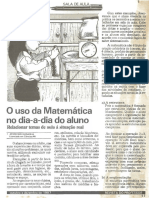 o uso da matematica no dia a dia
