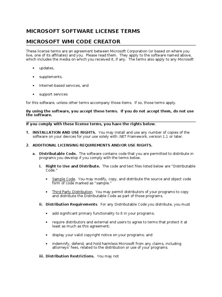 Eula Wmi Code Creator | PDF