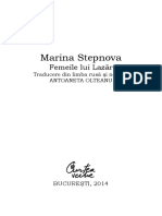 Marina Stepnova - Femeile Lui Lazar