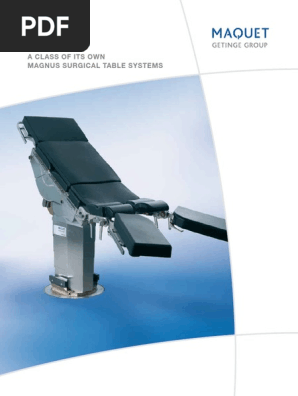 Magnus Surgical Table Systems Brochure En Us Pdf Surgery Medical Imaging