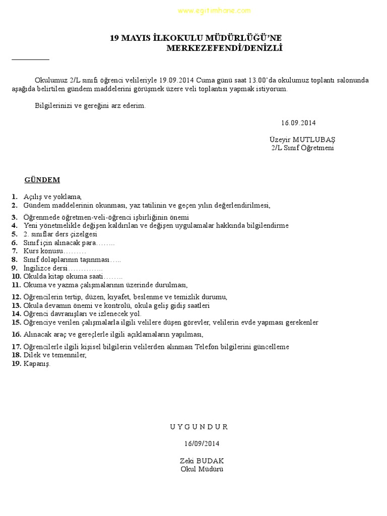 2014 20152 2 Sinif1 Donem1 Velitoplantisi