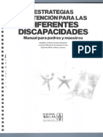 Estrategias de Atencion para Diferentes Discapacidades