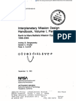 Interplanetary Design Handbook,: Mission I, Part 2