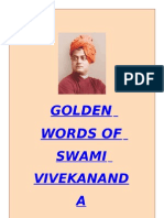 GOLDEN WORDS Swami Vivekanand
