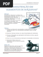 Manutenção Em Elementos de Máquinas