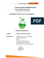 Facultad de Ciencias Empresariales - Cultura Ambiental