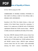 Cases - Shares and Shareholders