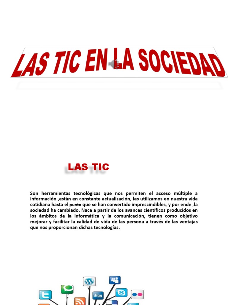 Las Tic en La Sociedad | PDF