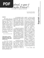 9 - Mas, Afinal, o Que é Educação Física