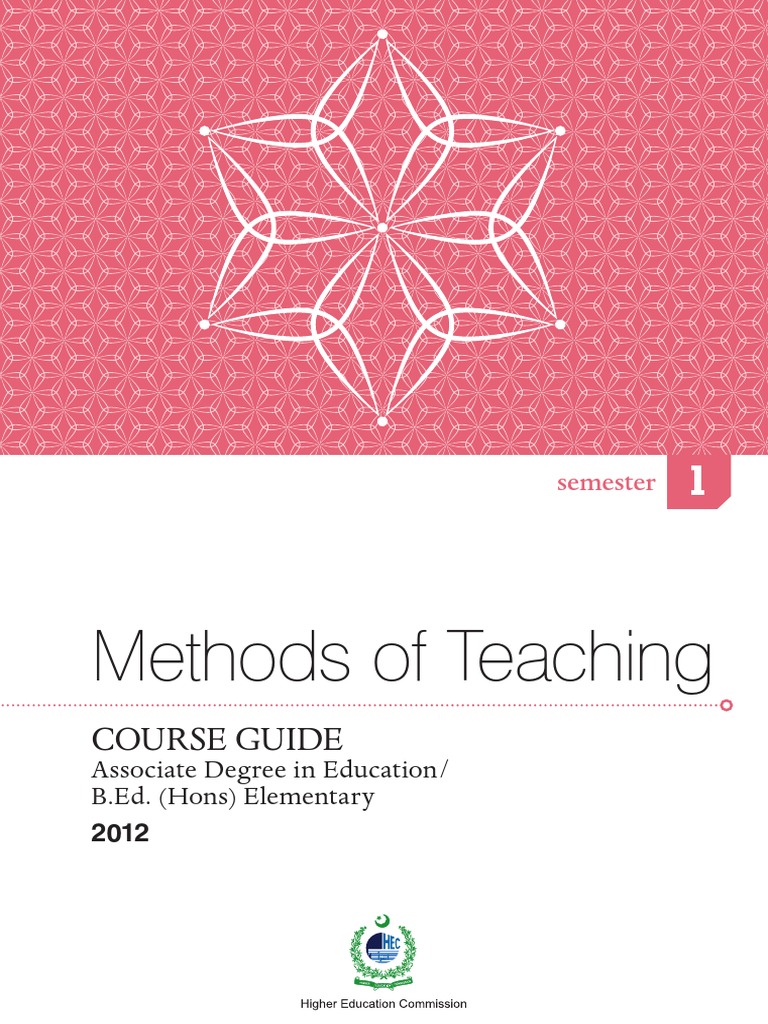 Methods of Teaching: Course Guide | PDF | Teaching Method | Teachers