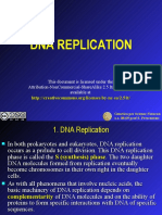 Dna Replication: This Document Is Licensed Under The Attribution-Noncommercial-Sharealike 2.5 Italy License, Available at