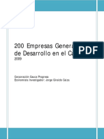 200 Empresas Generadoras Desarrollo Cauca PDF