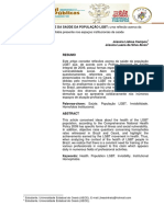 A Invisibilidade Da População LGBT