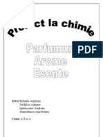 Proiect Chimie - Parfumuri Arome. Esente