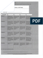 LaTeX Project Rubric