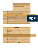 Matriz EFE y EFI - Marqueting