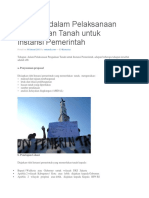 Tahapan Dalam Pelaksanaan Pengadaan Tanah Untuk Instansi