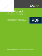 ZKAccess3.5 Security System User Manual V3.0.1 PDF