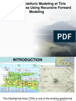 1D Magnetotelluric Modeling at Tiris Geothermal Area Using Recursive Forward Modeling