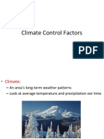 Climate Control Factors