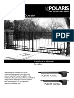 Polaris 500,700 Swing Gate Opener - InstallationManual1 PDF